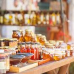 Selling-Honey-to-a-Local-Market-696×602