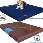 Dogbed4less Extra Large Orthopedic Memory Foam Dog Bed