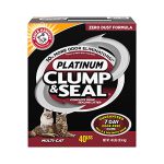 Arm & Hammer Clump & Seal Platinum Litter, Multi-Cat, 40 lb