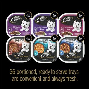 CESAR Wet Dog Food HOME DELIGHTS & Classic Loaf in Sauce Variety Pack-petsourcing