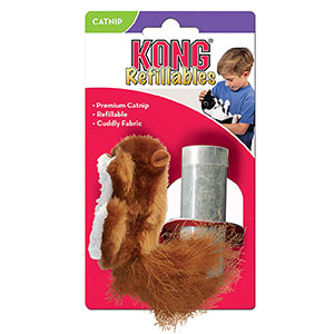 Kong squirrel catnip toy-petsourcing